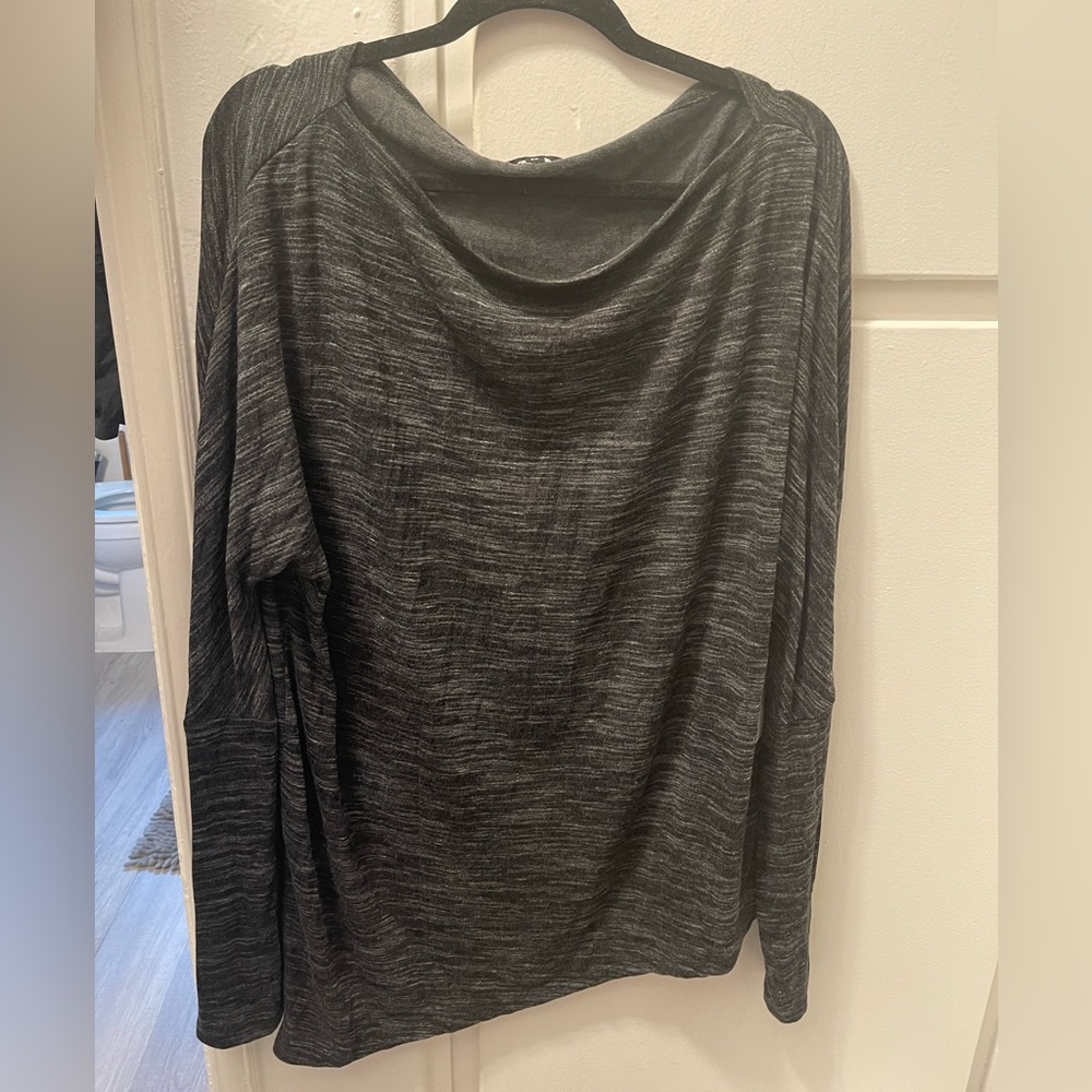 Stella Dot long sleeve draped neckline